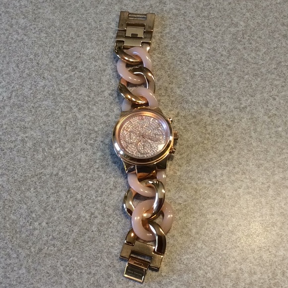 Michael Kors Accessories - Michael Kors Runway Twist Rose Dial Ladies Watch